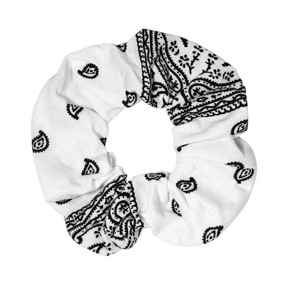 Soft & Strong Bandana Print Hair Ties - 5PCS Cotton Scrunchies for All Occasions - Picture 7 of 9